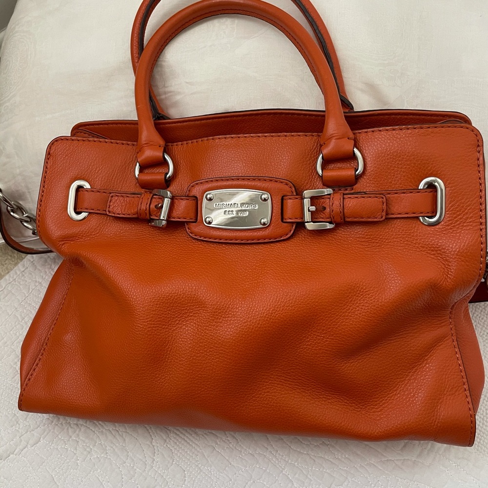 Michael Kors orange bag